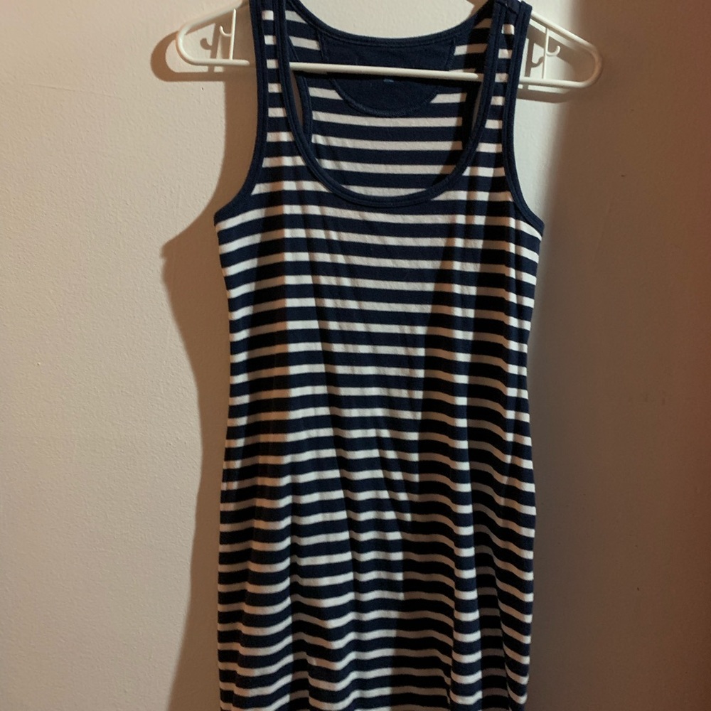 Razor back mini dress